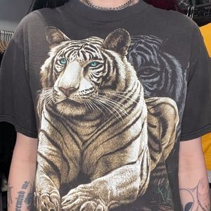 Vintage Silkmasters White Tiger Tee